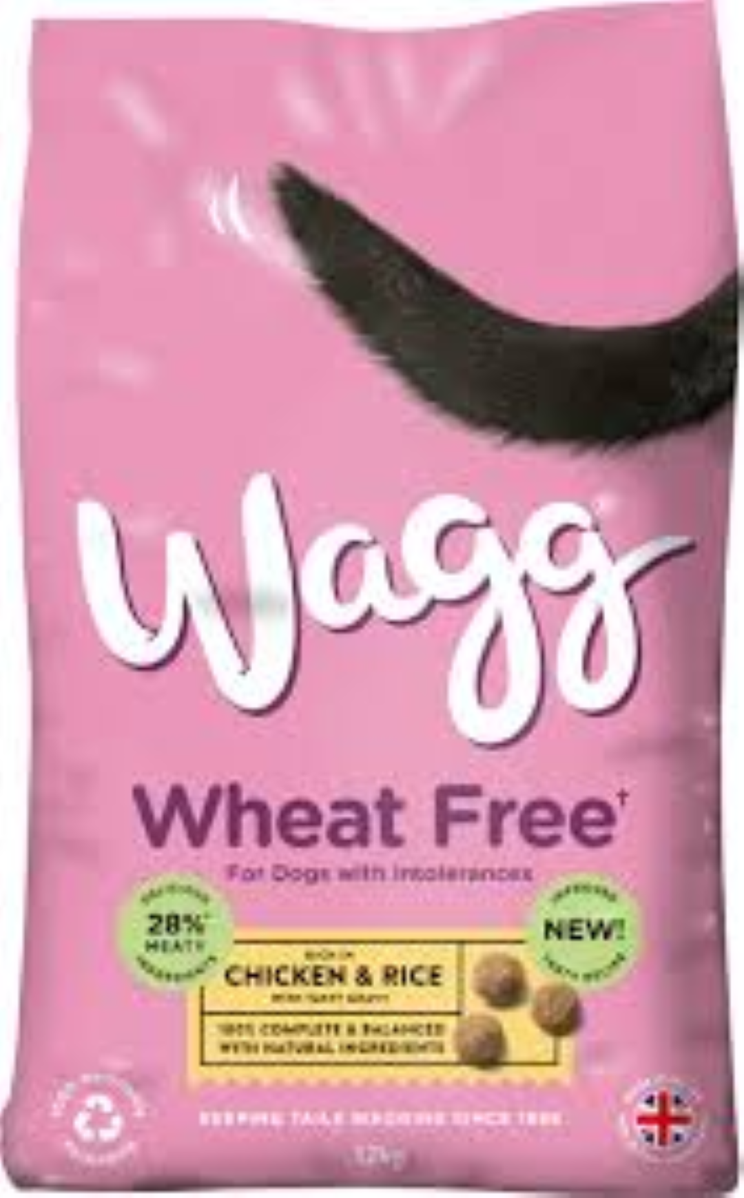 WAGG DOG FOOD WHEAT FREE CHICKEN/RICE 12KG